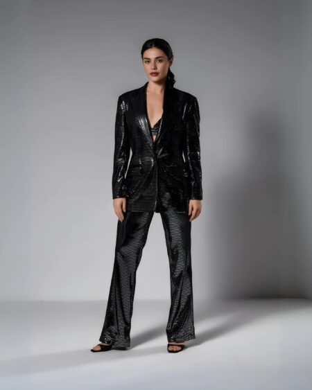Noir Midnight Blazer Set