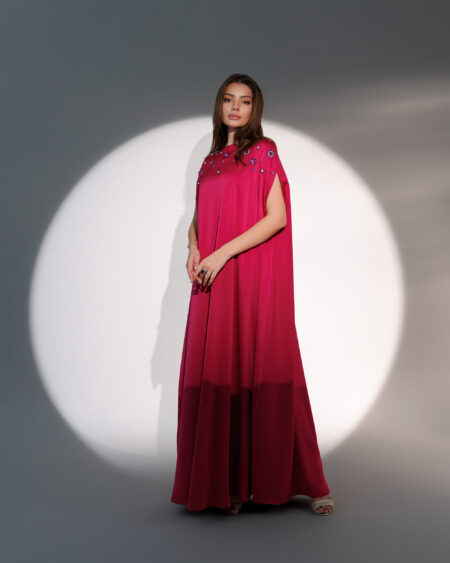 Alora Fuchsia Kaftan