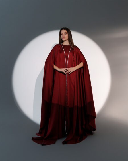 Aya Silk Drape Gown