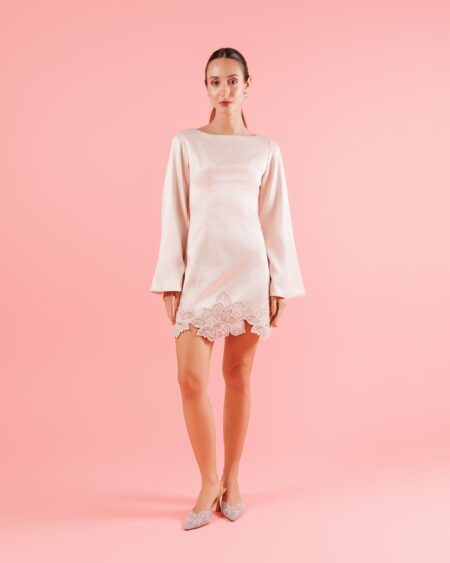 Bloomlit Petal Mini Dress